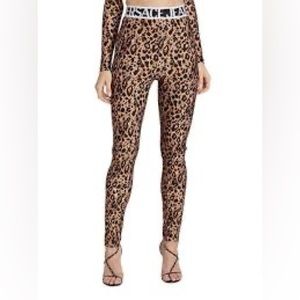 Versace Jeans Couture NWTs leopard leggings size 38 womens